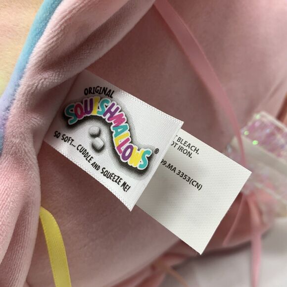 Squishmallows Janet Rainbow Jellyfish Plush 11" w/ Tentacles - Picture 6 of 10